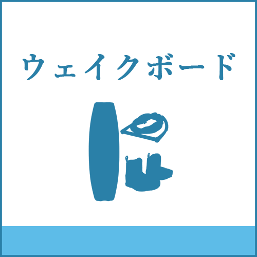 ウェイクボードの製品へご案内します。